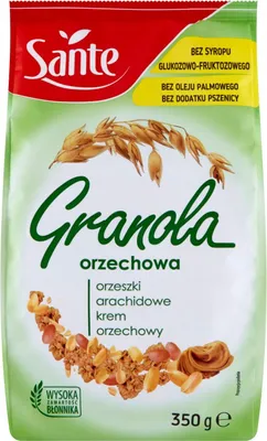 Obrázok produktu pre Granola orzechowa Sante 350 g