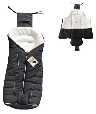 Produktbild von Cangaroo Fußsack Snuggle Kinderwagen innen Fleece, wasserdicht Reißverschluss