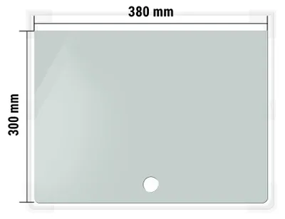Produktbild von Dennerle Abdeckscheibe für Nano Tank - Abdeckscheibe mit Griffloch