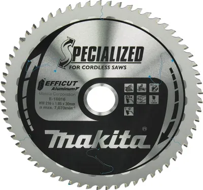Immagine prodotto di Lama per sega EFFICUT E-16916 D.216mm Foro 30mm 63 denti