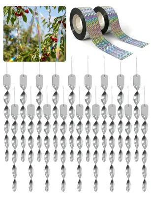 Produktbild von Vogelabwehr Set, 20-teilig, reflektierend, für den Garten