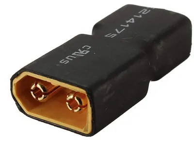 Adapter XT60 auf T-Dean Buchse, 60A, für Lipo Akku