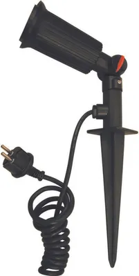 Image de Projecteur de jardin à LED avec câble de raccordement IP44 noir
