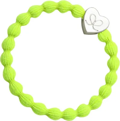 Obrázek produktu pro By Eloise London Silver Heart Neon Lemon Yellow