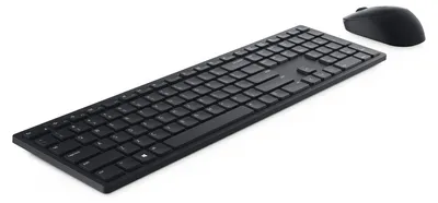Obrázek produktu pro DELL Klávesnice a myš Pro – KM5221W - americký mezinárodní (QWERTY) - černá, Plná velikost (100 %), Bezdrátový, RF bezdrátový, QWERTY, Černá, Obsahuje myš