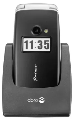 Image de DORO Primo 413 - Feature phone - slot microSD - écran LCD - 320 x 240 pixels - caméra arrière 2 MP