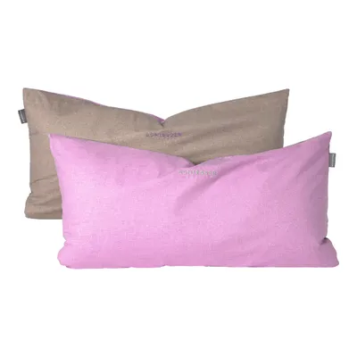 Produktbild von Schiesser Kissenhülle Doubleface im 2er Set | Renforcé | 100% Baumwolle aus nachhaltiger Produktion | 40x80cm | Rosé-Silber