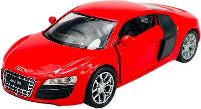 Image de Welly 2009 Audi R8 coupe V10 Rouge 1:34-1:39 Die Cast Metall Modell Nouveau dans la boîte 43633