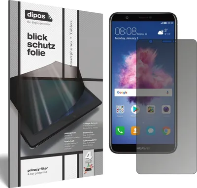 Produktbild von Schutzfolie für Huawei P smart Blickschutzfolie matt Folie Display Schutz dipos