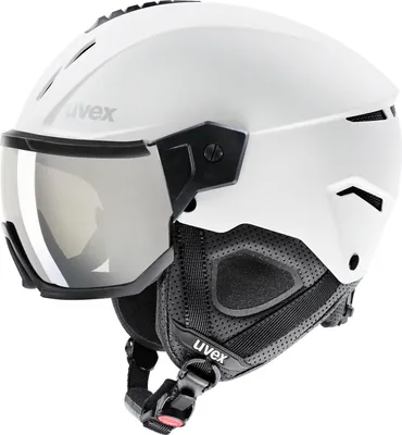 Produktbild von Uvex Instinct Visor Skihelm Snowboardhelm white black mat S566260 : 59 - 61 cm Grösse - Helme: 59 - 61 cm
