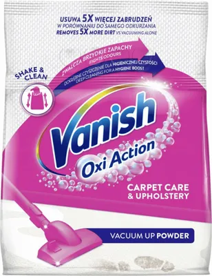 Zdjęcie produktu dla Vanish Gold proszek do czyszczenia dywanow i tapicerki Oxi Action 650 g