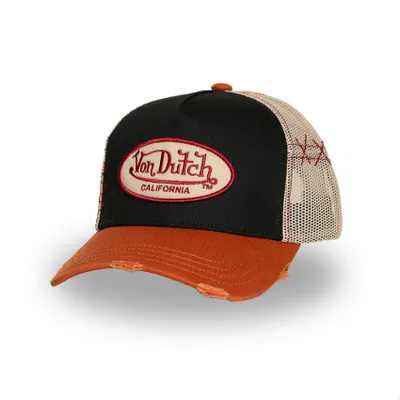 Produktbild von Von Dutch Originals Trucker Cap Used black/orange
