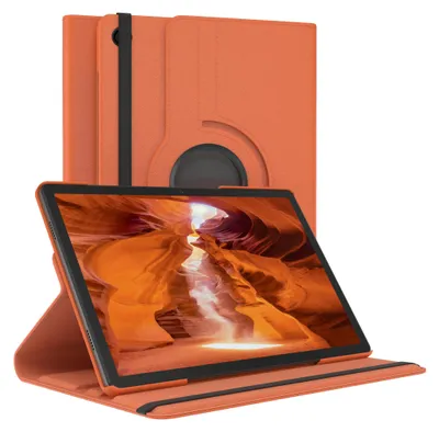 Produktbild von EAZY CASE - Tablet Hülle für Samsung Galaxy Tab A9 Plus Schutzhülle, Tablet Case 360° drehbar in Orange