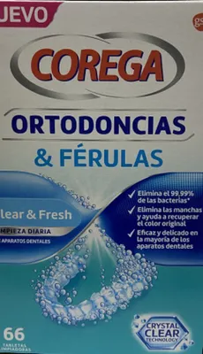 Image de Corega Orthodontie & gouttières 66 comprimés