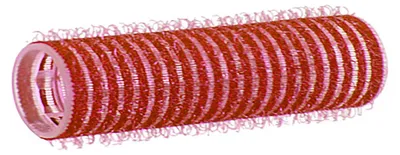 Image de Comair Pince à cheveux 12 pièces 13mm rouge longueur 63mm Bag with 12 velc