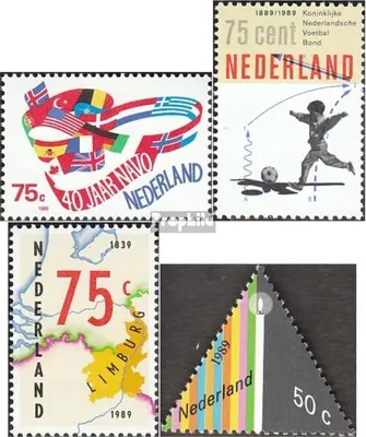 Produktbild von Briefmarken Niederlande 1989 Mi 1360,1369,1370,1374 (kompl.Ausg.) postfrisch Sondermarken