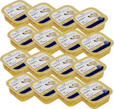 Obrázek produktu pro Akinu FIRST CLASS Puppy drůbeží paštika pro štěňata 16 x 150 g