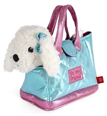 Produktbild von Kindertasche Kinderhandtasche Mädchentasche - Abnehmbarer Plüschkuscheltier - Rosa - 30 x 15 x 20 cm - Für den Kindergarten