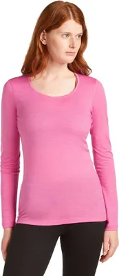 Produktbild von Icebreaker Merino 200 Oasis Scoop Langarm-baselayer Rosa M Frau Rosa M
