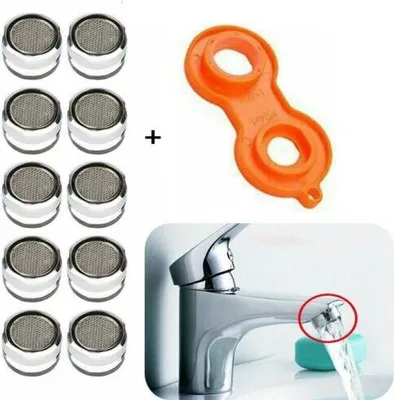 Produktbild von 10 Stück Perlator Strahlregler M24 Wasserhahn sieb Einsatz, Mischdüse Bubbler