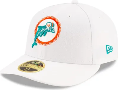 Produktbild von New Era 59Fifty Low Profile Cap RETRO Miami Dolphins - 7 1/4