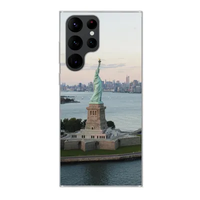 Produktbild von MuchoWow® Handyhülle Schutzhülle Hülle für Samsung Galaxy S22 Ultra New York - Freiheitsstatue - Amerika Silikon Softcase Handy Hülle - Abbildung
