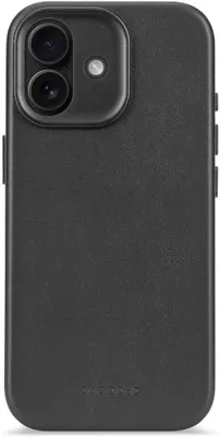 Immagine prodotto di Custodia MagSafe per Apple iPhone 17 - Cover posteriore Decoded in vera pelle - Nero