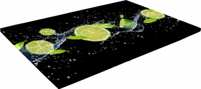 Zdjęcie produktu dla SZKLANA DESKA KUCHENNA 30x20 373a Limonki