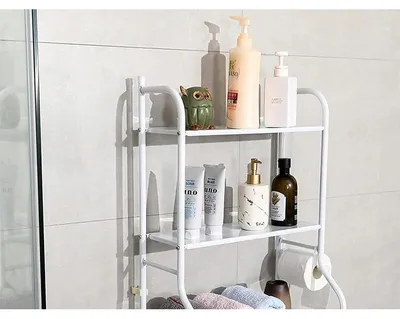 Obrázek produktu pro Verk 27352 Úložný regál se 3 policemi nad pračku, bílý