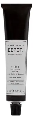 Immagine prodotto di Depot, 500 Beard & Mustache Specifics No. 506 Invisible Clour, Tintura semipermanente per capelli, Titanio, 60 ml