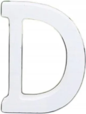 Image de Lettre en bois "D", 16 cm, 1 pce