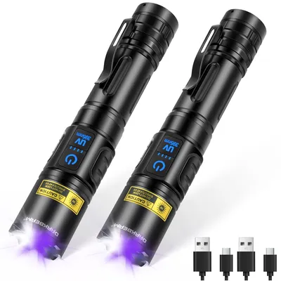 Image de Lampe de poche UV 395nm, lumière noire, lampes de poche LED haute luminosité