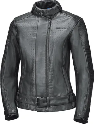 Produktbild von Held Roxane Damen Motorrad Lederjacke, schwarz, 36