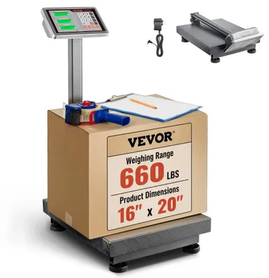 Productafbeelding van Platformweegschaal Digitale - 300 Kg Capaciteit - 50 G Nauwkeurigheid