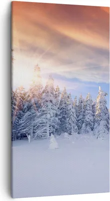 Produktbild von Bild auf Leinwand - Leinwandbild - Abenteuer alpen winter schnee - 45x80cm - Wand Bild - Wanddeko - Leinwanddruck - Bilder - Kunstdruck - Wanddekoration - Leinwand bilder - Wandkunst - PA45x80-2433