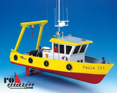 Produktbild von Krick RC Schiff Paula Bojenausleger Arbeitsschiff Baukasten