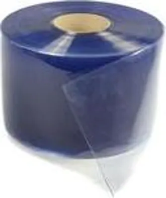 Image de Rideau à lanières PVC - Transparent sur rouleau - 20cm x 2.00mm - 50m sur rouleau