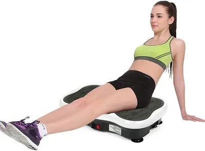 Obrázok produktu pre Vibračná doska s LCD displejom, Bluetooth a USB – fitness doska na posilňovanie celého tela, chudnutie a budovanie svalov, domáce cvičenie s diaľkovým ovládaním