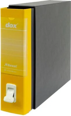 Obrázok produktu pre Rexel D26206 Krúžkový zakladač Foolscap čierny, žltý
