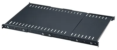 Image de INTELLINET 19" tiefenverstellbarer Fachboden 1 HE. schwarz