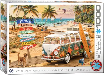 Zdjęcie produktu dla Puzzle 1000 elementów Eurographics VW Be Happy