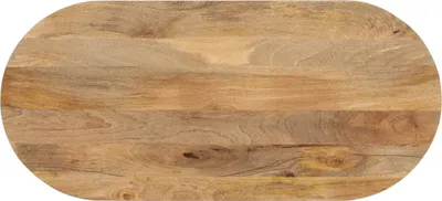 Produktbild von Tischplatte 100x40x3,8 cm Oval Massivholz Mango
