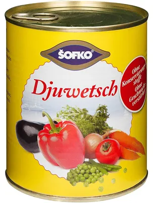 Produktbild von Sofko - Djuwetsch gedünstetes Mischgemüse - 800g
