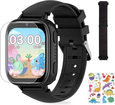 Produktbild von OKYUK Kinder Smartwatch mit Anruffunktion, 31 Lernspielen, 15 Hörbüchern, Kamera, Musikplayer und Wecker, Lernuhr für Kinder
