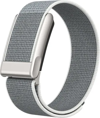 Produktbild von Stravo Nylon-Armband mit Klettverschluss – Passend für Whoop MG – Atmungsaktiv und schweißabweisend – Verstellbar – Hellgrau