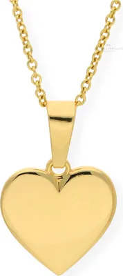 Produktbild von JuwelmaLux Anhänger 333/000 (8 Karat) Gold Gravurplatte Herz JL14-02-0156