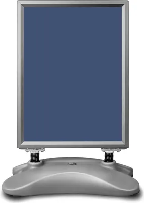 Produktbild von Kundenstopper Hampton Serie / Outdoor Silbern / Hampton PRO / A1