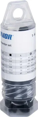Produktbild von Unior 778/4pb Werkzeug Zum Entfernen Von Bolzen Durchsichtig  Durchsichtig One Size
