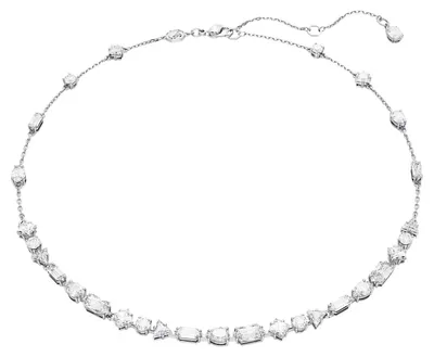 Produktbild von SWAROVSKI Damen Halskette Weiß Rhodiniert Zirkonia MESMERA 5676989