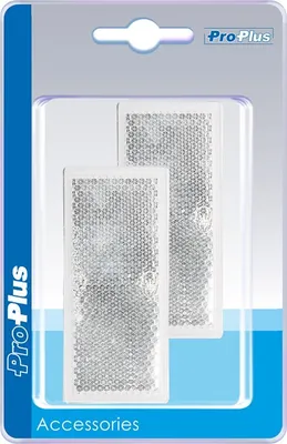 Obrázek produktu pro Reflektor bílý 82x36mm samolepicí 2 kusy v blistru
